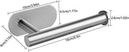 Self-Adhesive Stainless Steel Toilet Paper Roll Holder