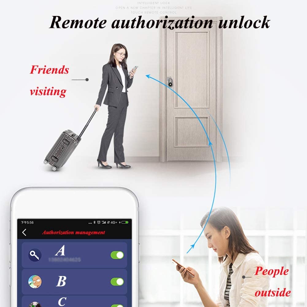 Bluetooth Fingerprint Padlock
