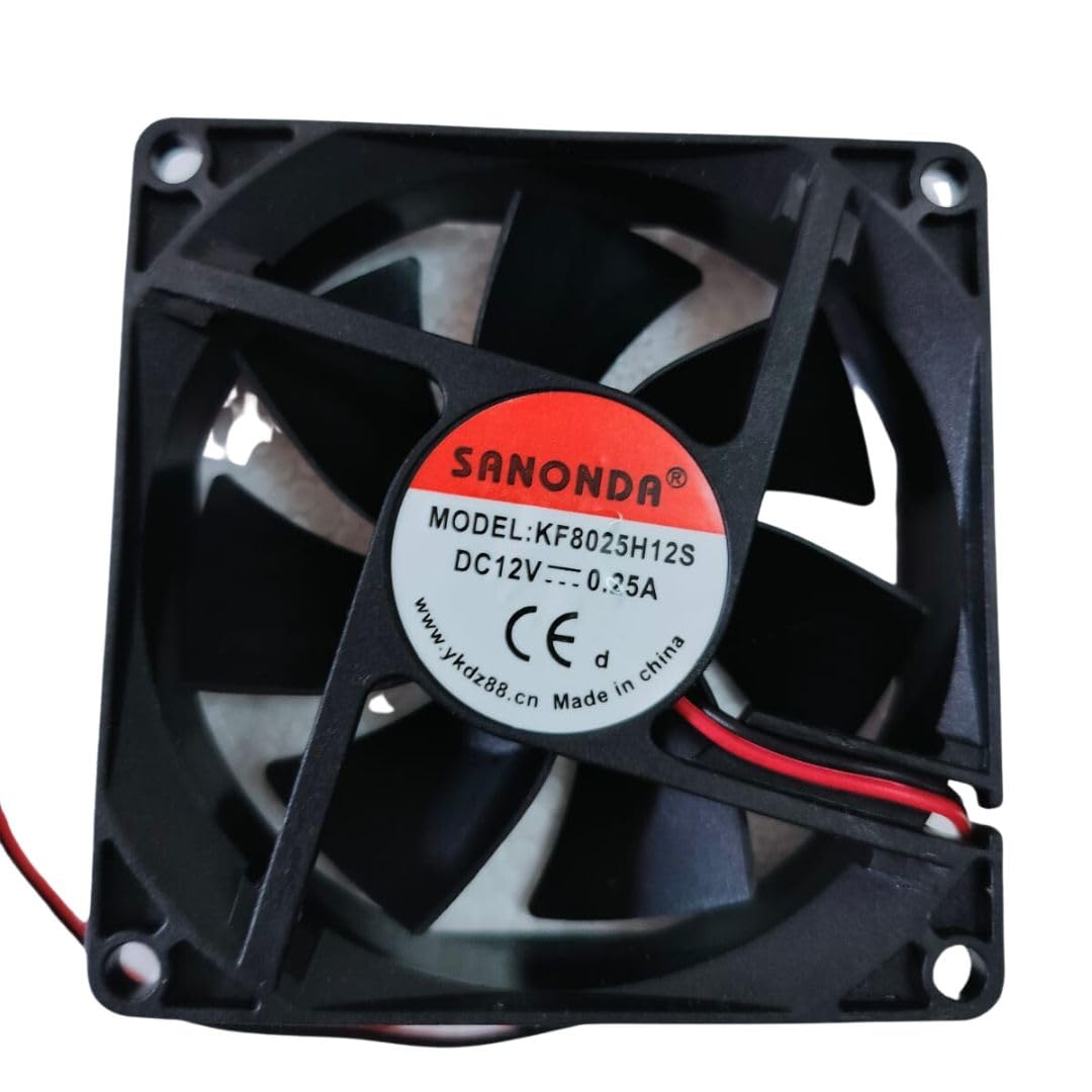 80mmx80mmx25mm 12V Quiet Cooling Fan for Desktop PC Mini ITX HTPC Computer Case Fan