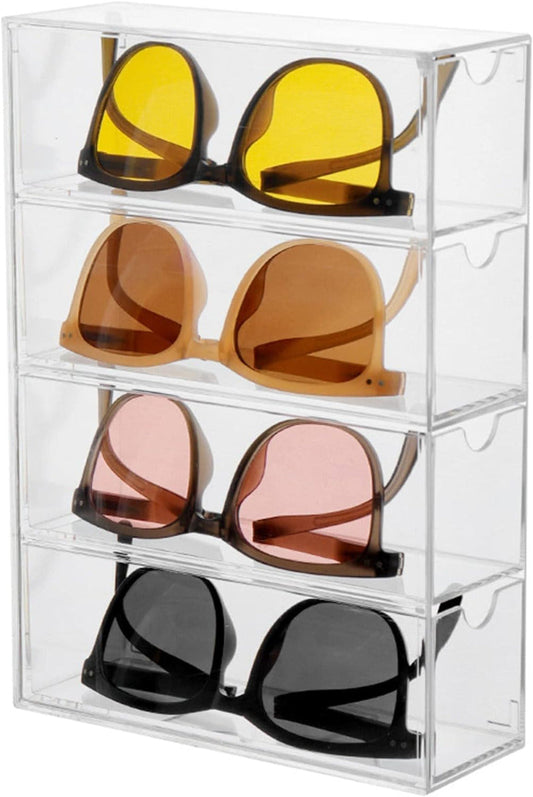 1Pcs Multi-Layer Sunglasses Organizer Rack Plastic storage