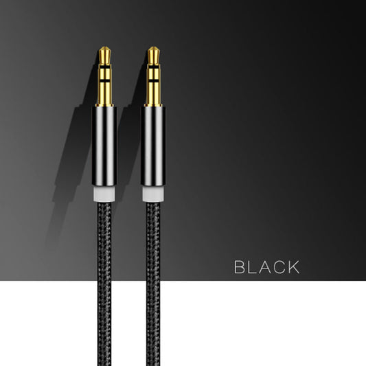 3.5mm braided AUX Cable-Black