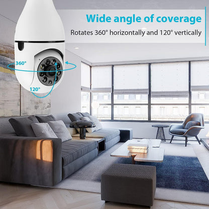 1080P Wireless Wi-Fi Light Bulb Security Camera
