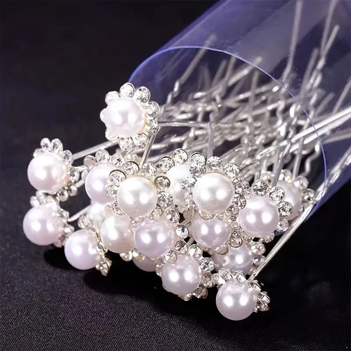 20pcs Elegant Bridal Hair Pins with Pearls