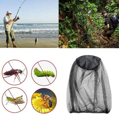 5pcs Mosquito Head Net Hat for Outdoor Activities