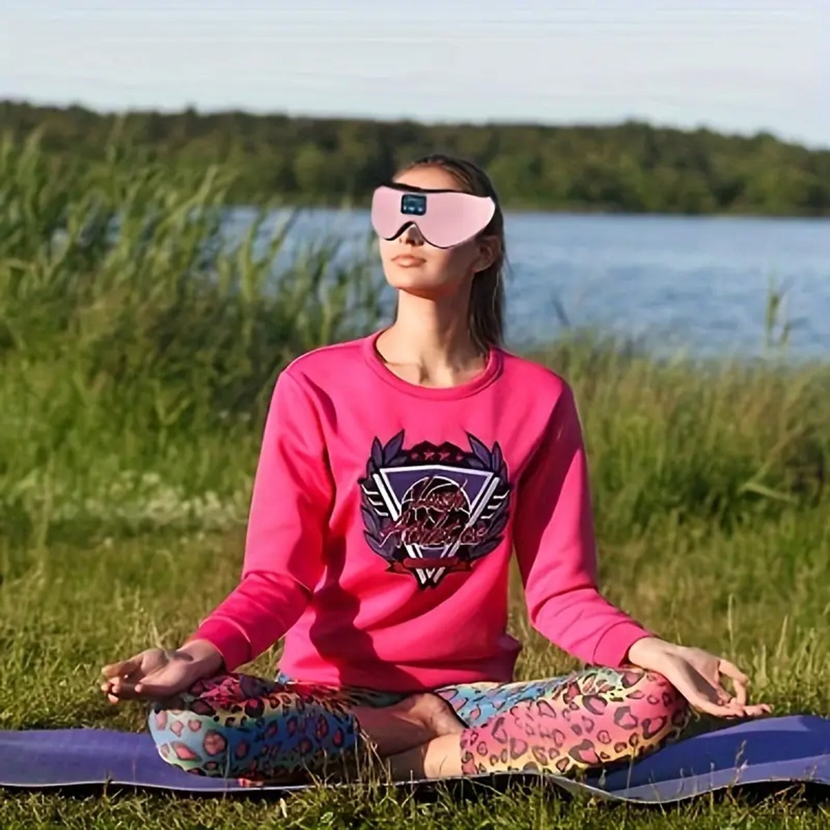 3D Sleeping Mask with BT Headphones