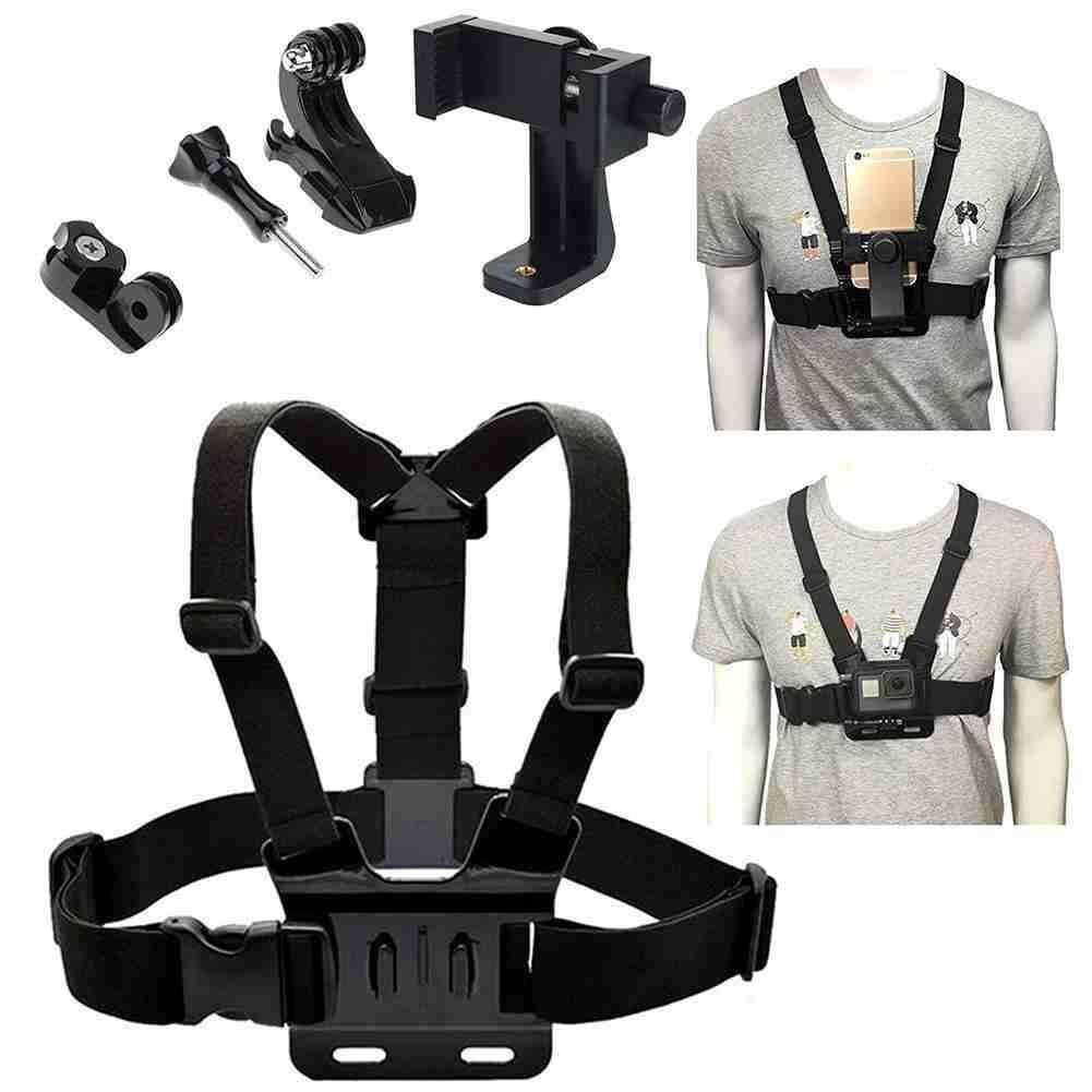 Chest Mount Strap Cell Phone Holder