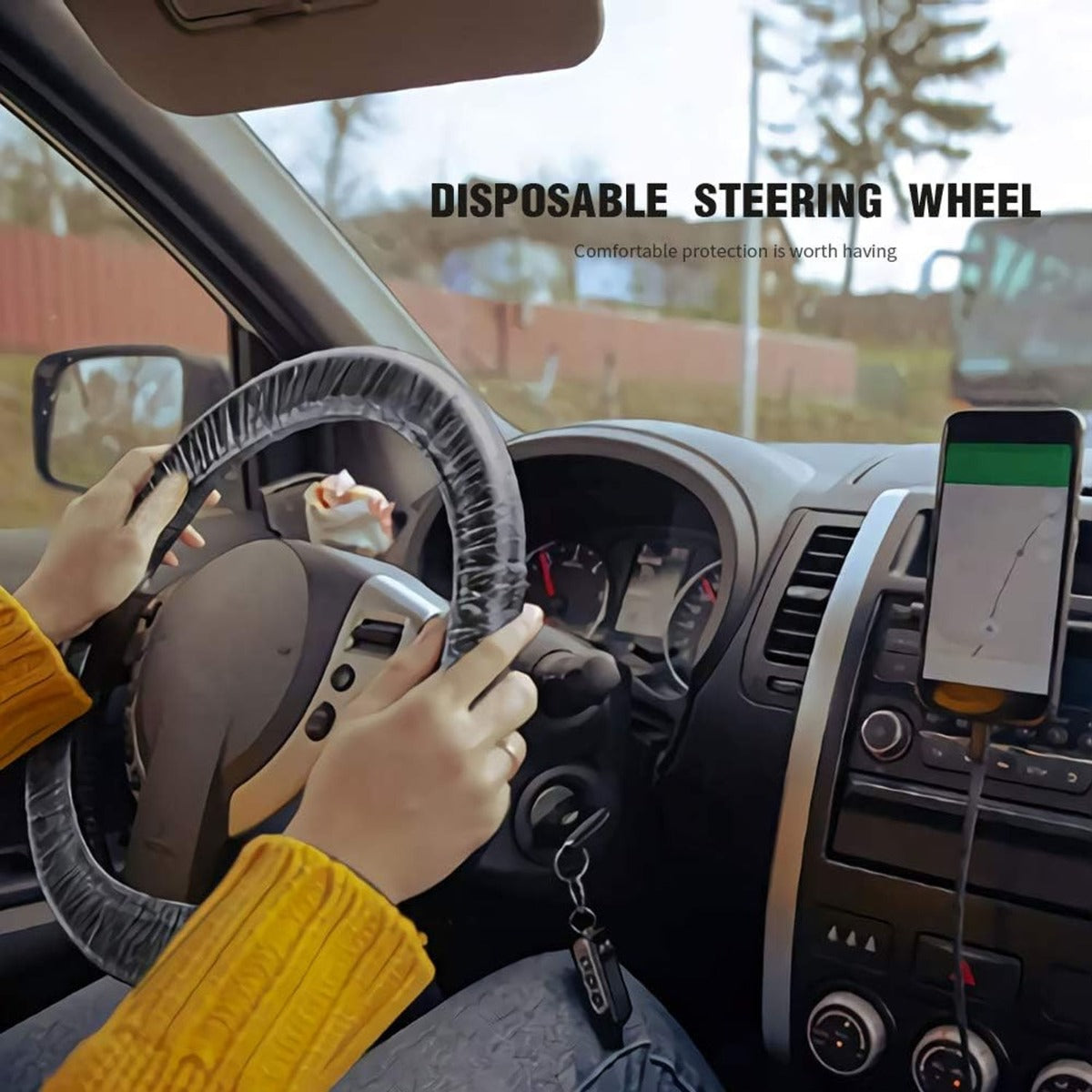 Universal Disposable Steering Wheel Cover