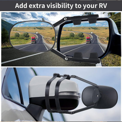 Universal Clip-on Towing Mirrors Extension