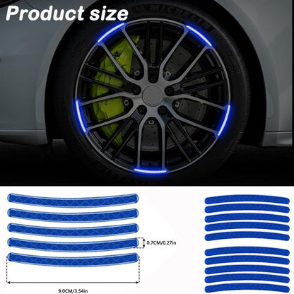 Car Wheel Hub Reflective Sticker