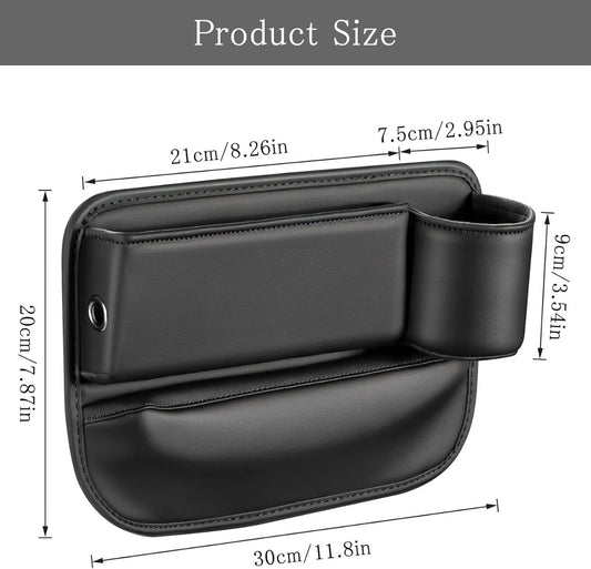 2pcs Leather Car Seat Gap Filler