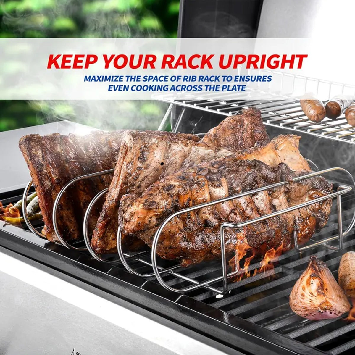 Stainless Steel Grilling Roasting Stand