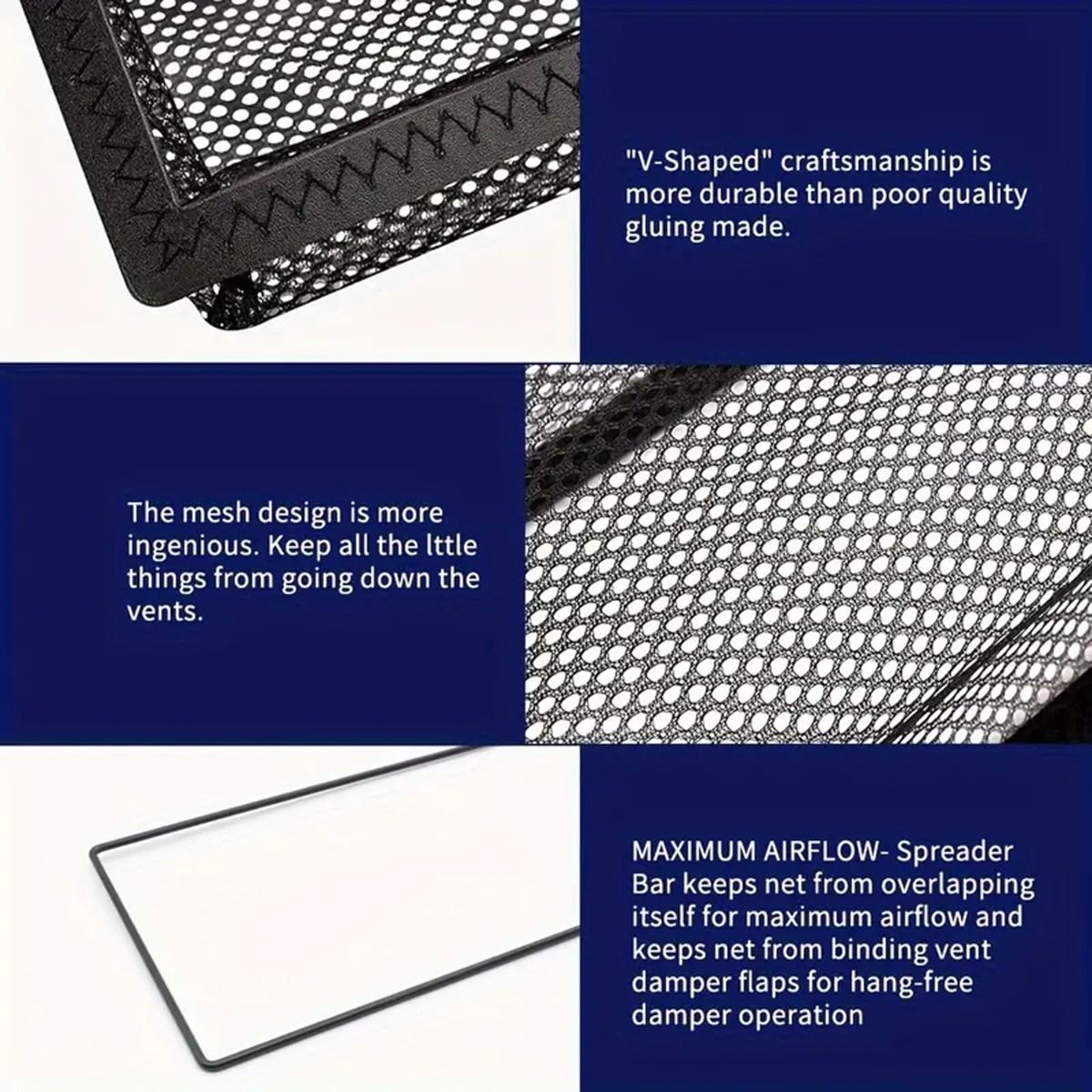 2 Pcs Floor Register Filters Vent Cover