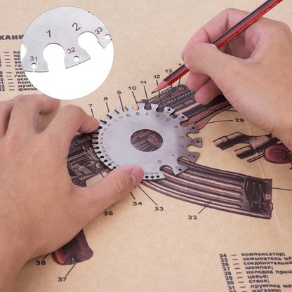 Wire Ruler Gauge Diameter Tool