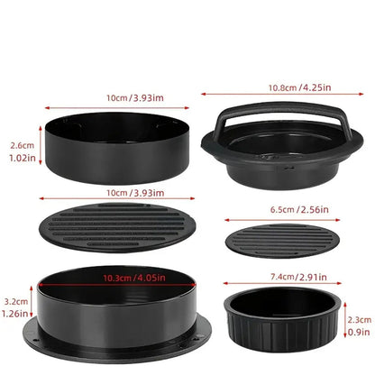 3 IN 1 Stuffed Burger Molds Maker