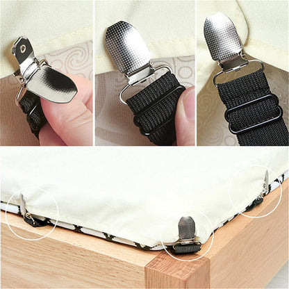 Triangle Bed Mattress Sheet Clip-Black