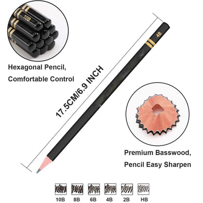 Kokuyo Drawing Pencil Set of 6pcs