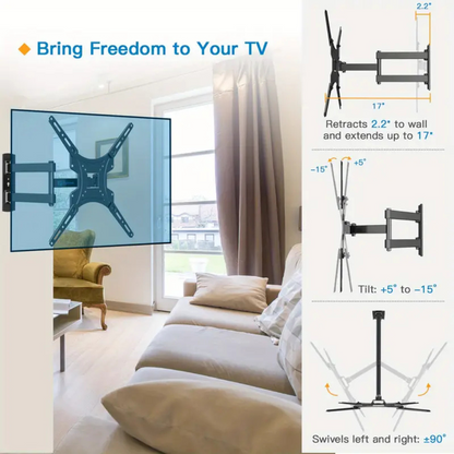 Corner TV Wall Mount Bracket - 32" To 55"