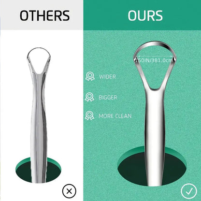Stainless Steel Tongue Scraper Cleaner