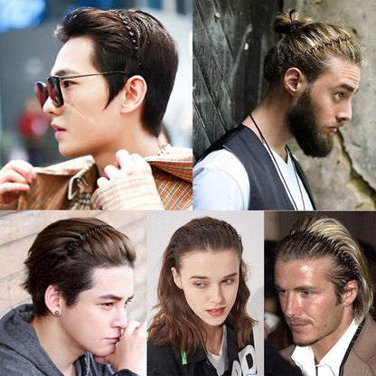 6 pieces Non-Slip Metal Headbands
