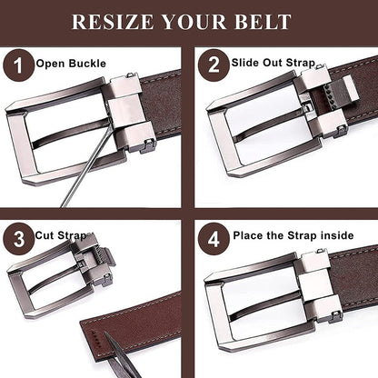 Leather Wallet & Belt Combo