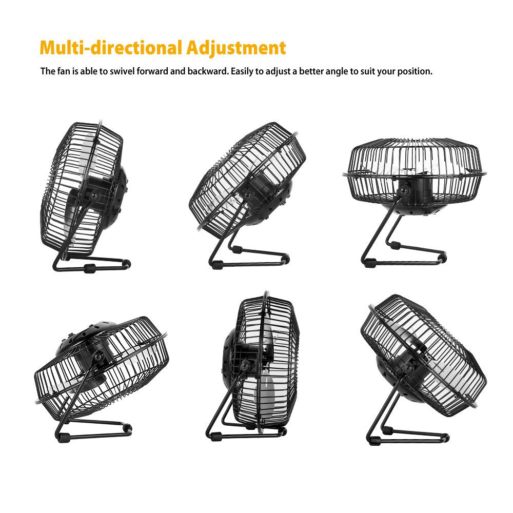 USB Mini Fan Cooling Desk -4inch