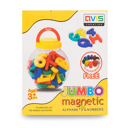 Jumbo Magnetic Alphabet and Numbers for Kids