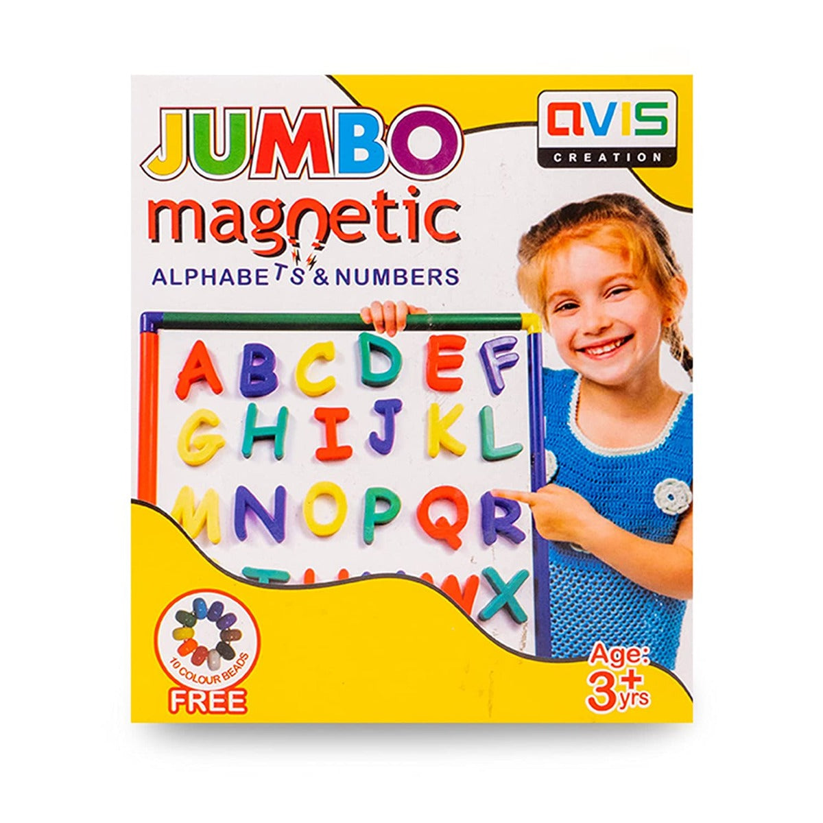 Jumbo Magnetic Alphabet and Numbers for Kids