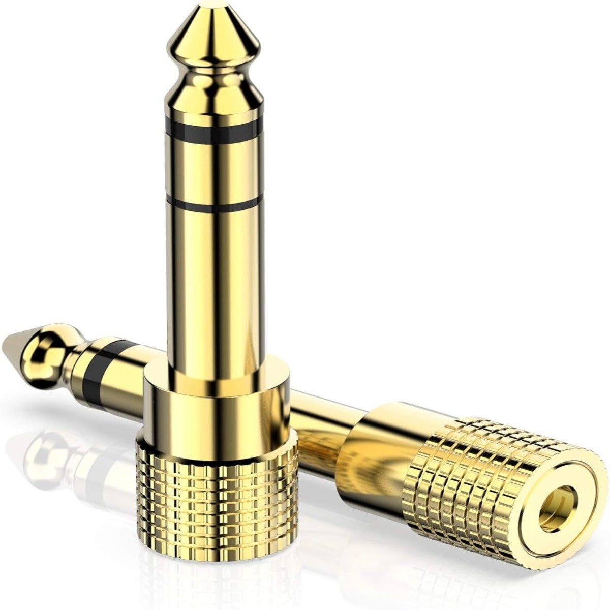 6.35mm 1/4" Male to 3.5mm 1/8" Female Adapter