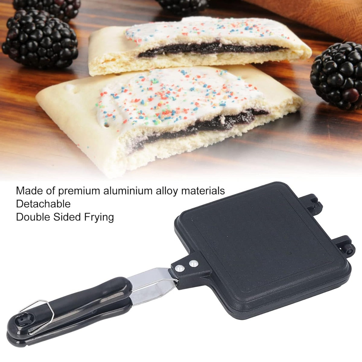 Double Sided Non-Stick Sandwich Maker, Panini Pan
