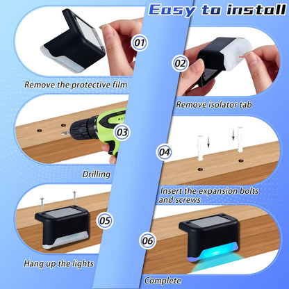 Outdoor Waterproof Solar Deck Lights