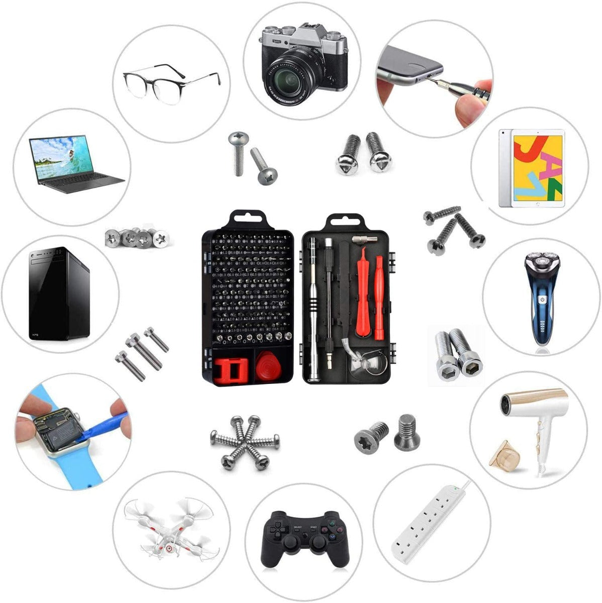 110Pcs Precision Screwdriver Set