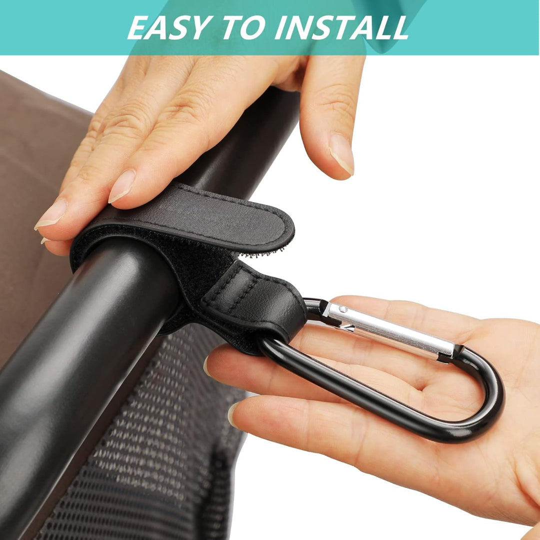 Cart Hooks, Portable Stroller Hooks (BLACK COLOR)