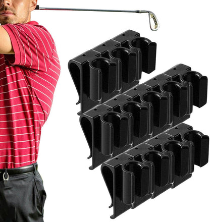 14Pcs Golf Club Bag Clip On Putter Clamp Holder Putting Organizer