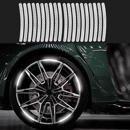 20 pcs Tire Rim Reflective Stickers