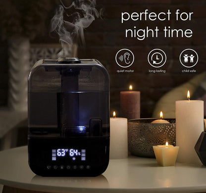 Ultrasonic Mist Air Humidifier with Remote
