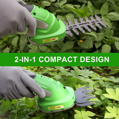 2 in 1 Cordless Grass Shear & Shrubbery Trimmer