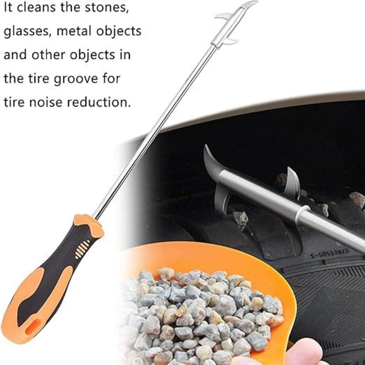 Glowick All Car and Bike Groove Slot Stones Removing Accessories