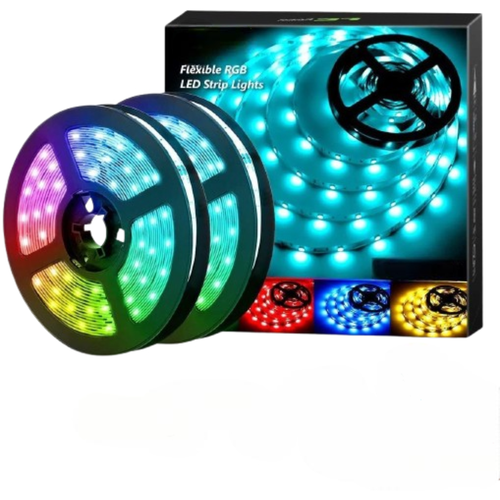 32.8ft Smart WiFi RGB LED Strip Lights