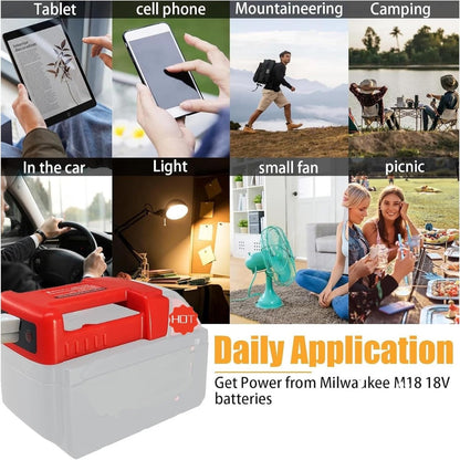 USB Charger Adapter for 18V Power Tool Batteries