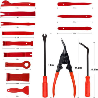 200 Pcs Auto Trim & Panel Removal Tool Kit with Retainer Clips
