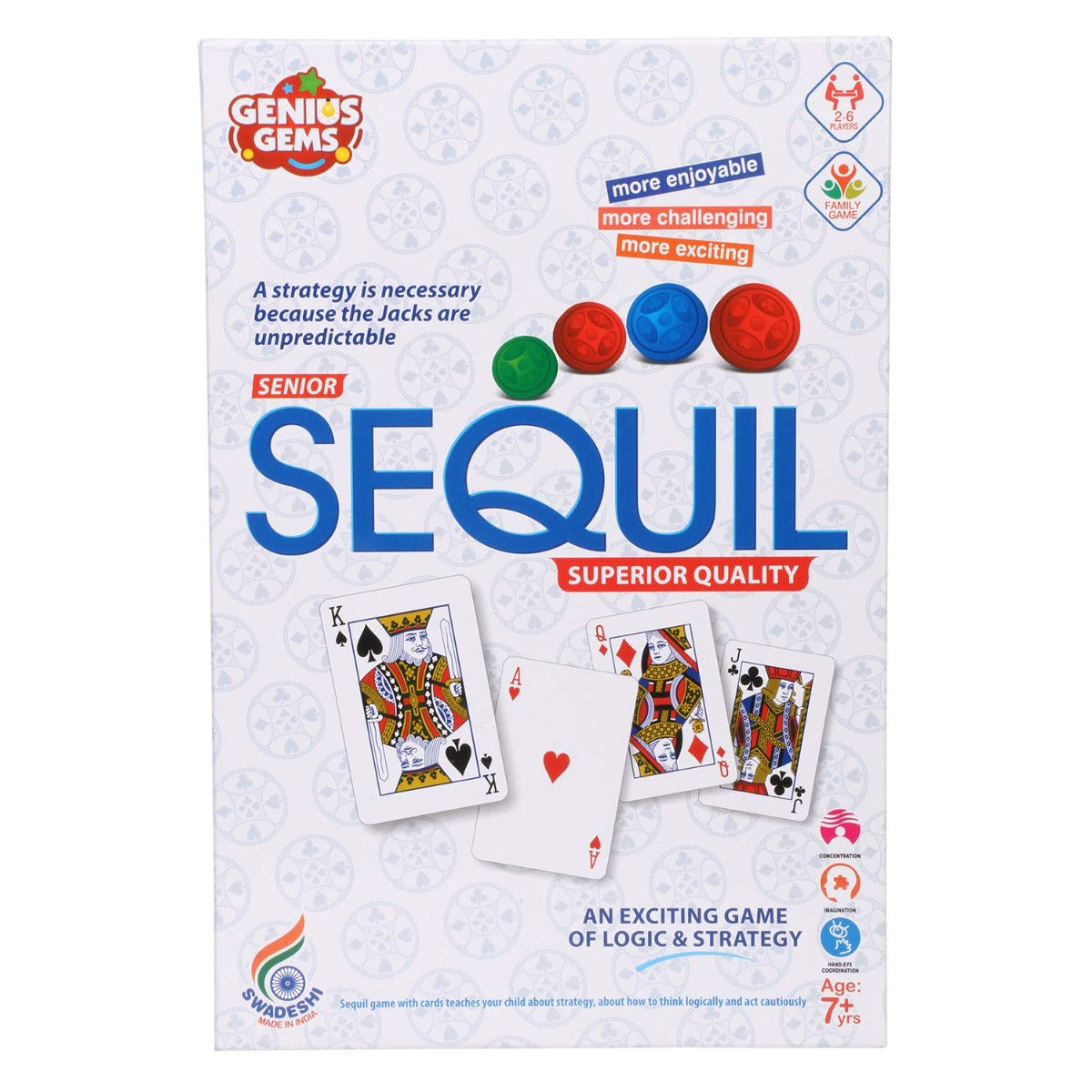 Sequil Game an Exciting Game of Logic & Strategy