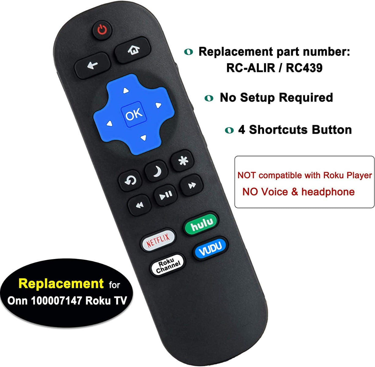 Replacement TV Remote