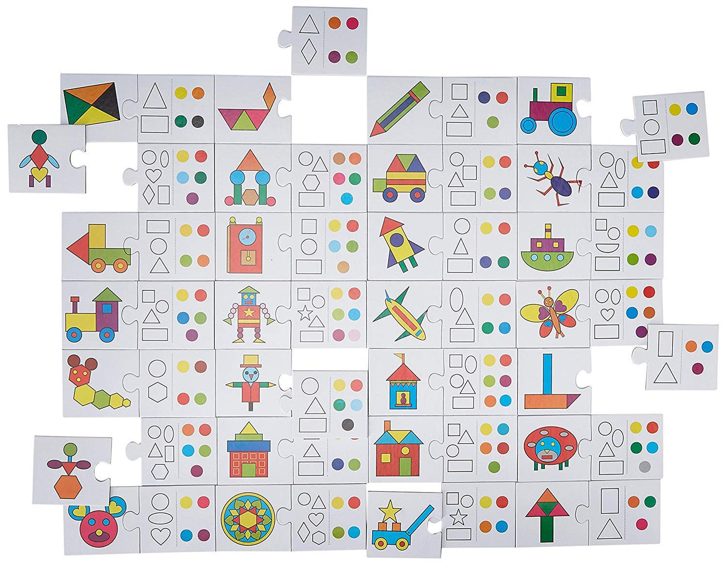 Shape & Colour Match- Cards