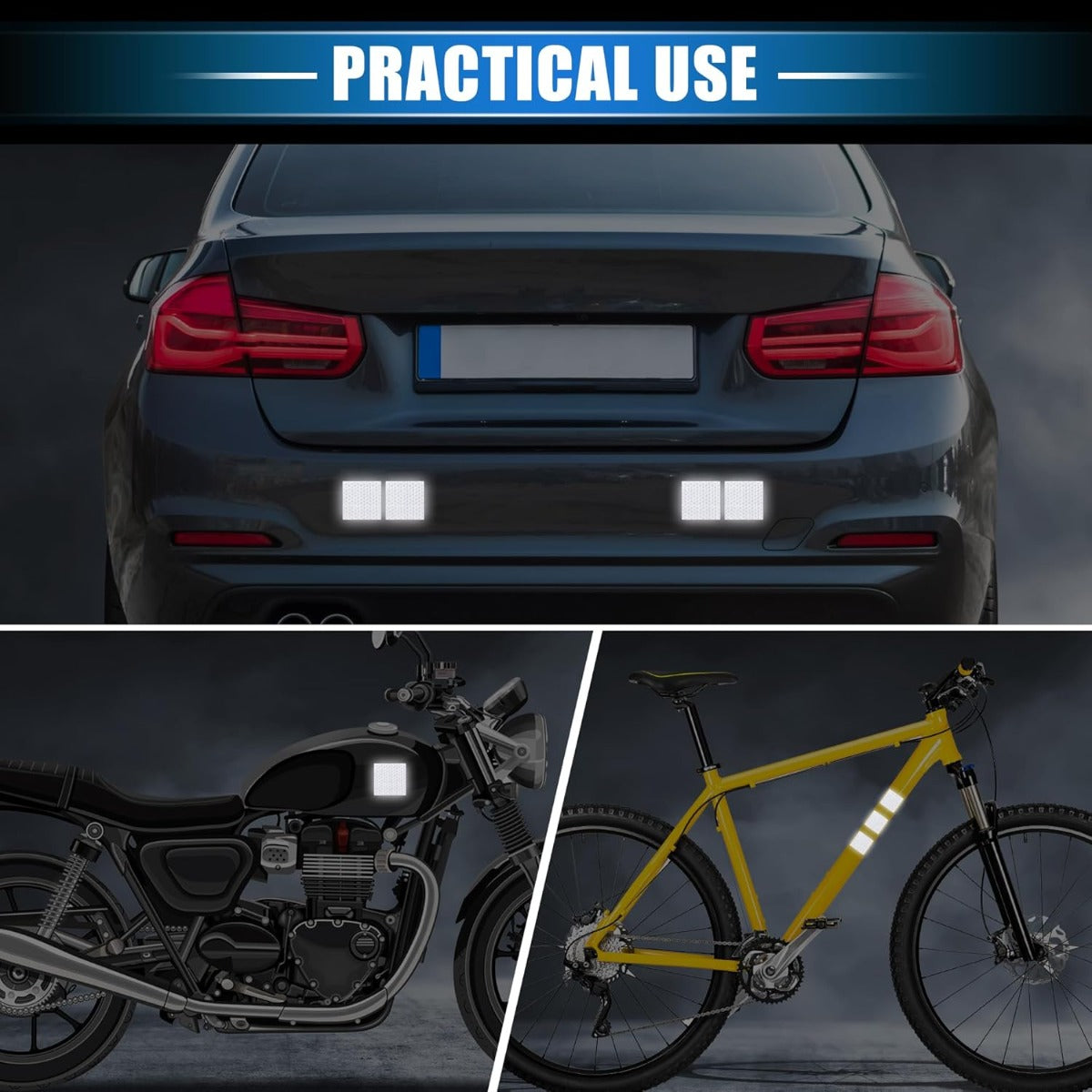 Safety Reflective Stickers for Vehicle