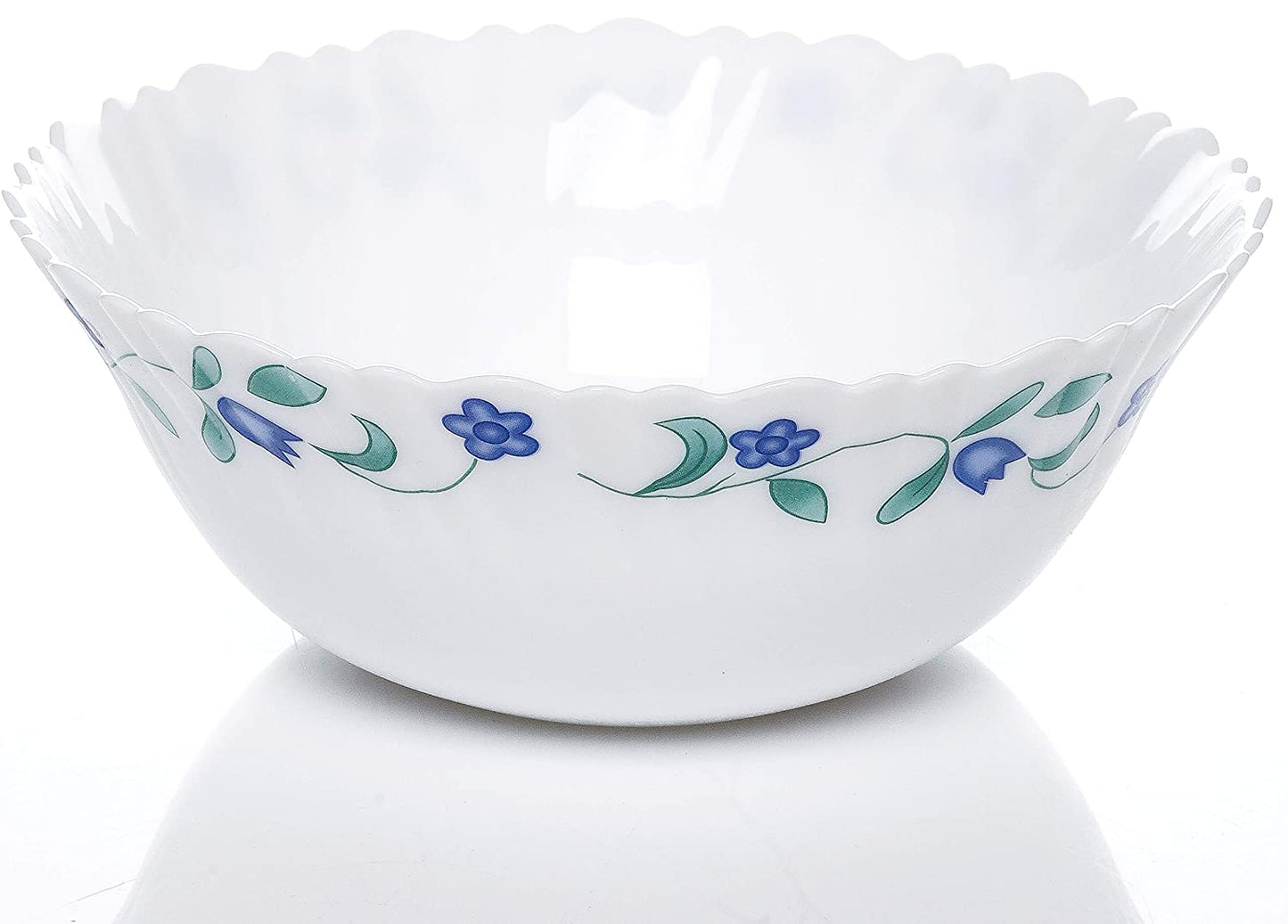 La Opal Glass, Classique Collection, Glass Dinner Set 21 pcs-JUNIPER BLUE