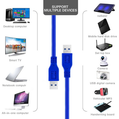 USB Male to Male Cable-5 M