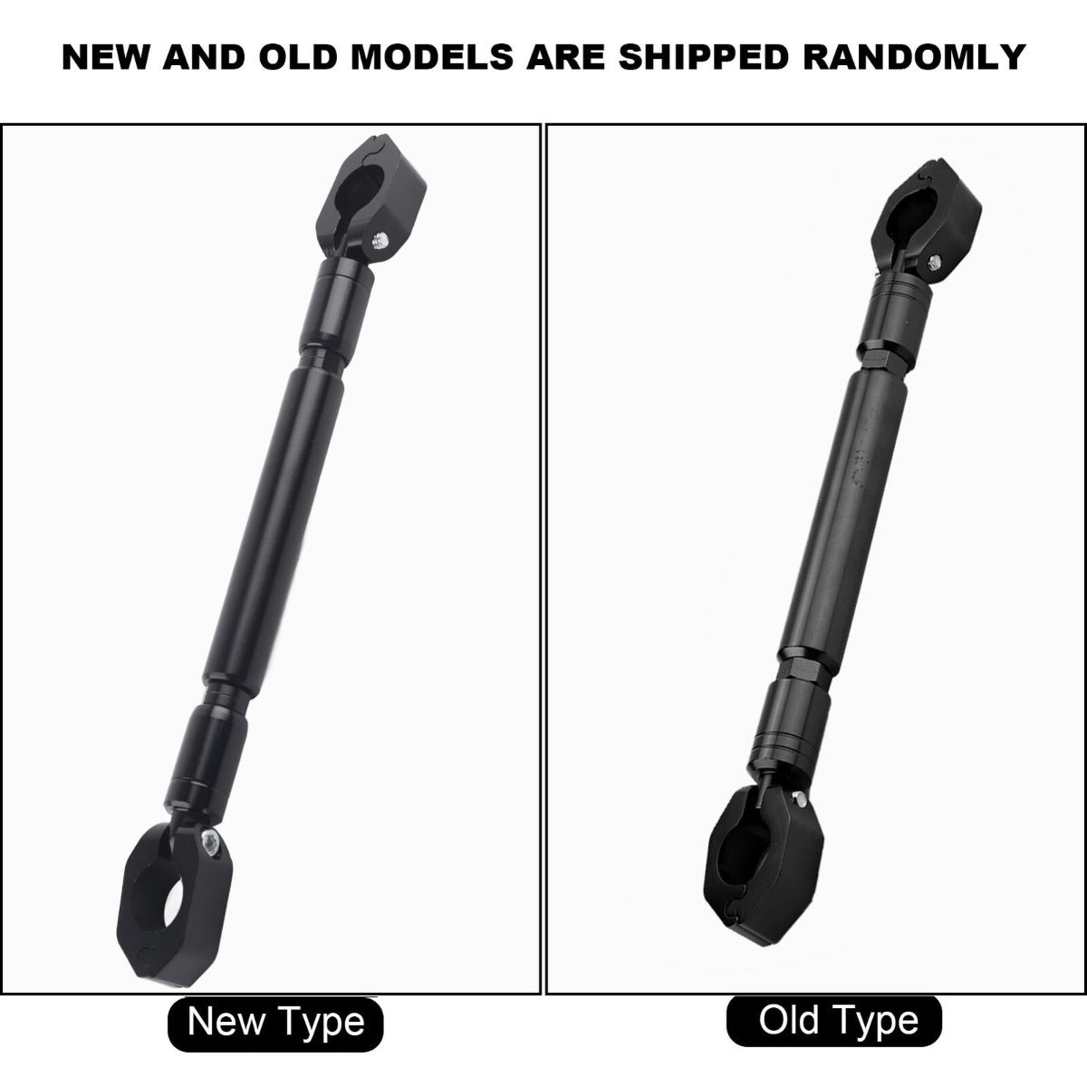 Motorcycle Modified Dragon Head Handlebar Crossbar, Multifunctional Balance Bracket Motorcycle Accessories BLACK
