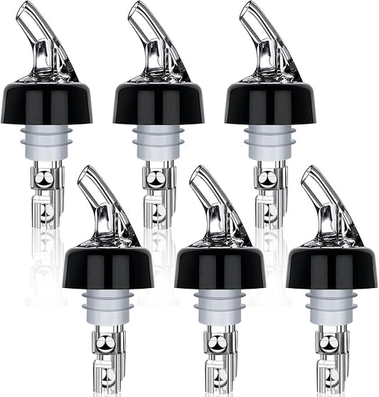 6pcs Wine Pourers with Flip Top