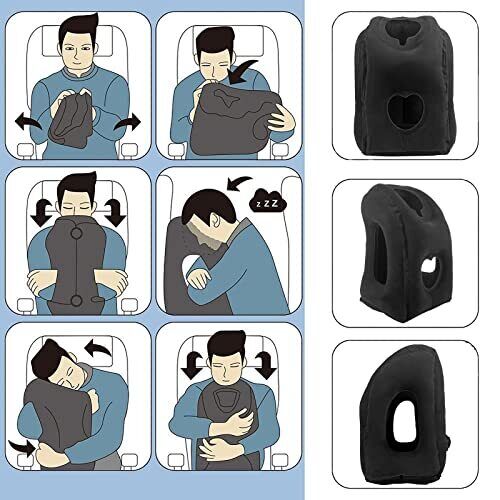 Inflatable Neck Travel Pillow