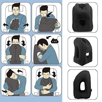 Inflatable Neck Travel Pillow